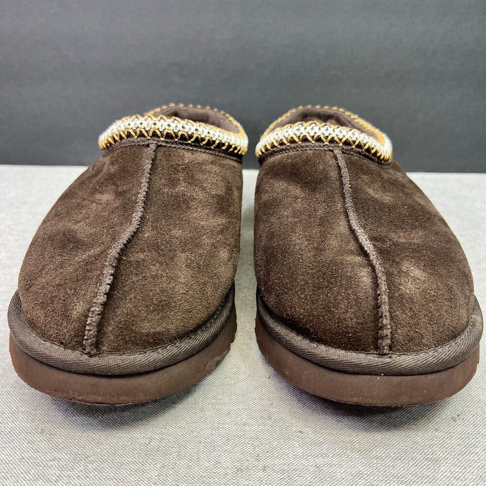 Ugg Tasman II Men's Size 10 Dusted Cocoa Brown Slippers - Picture 3 of 9